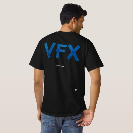 T-shirt Chemise d'équipage VFX - bleu/foncé (Dos entier)