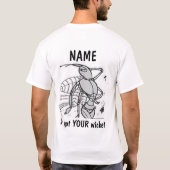 T-shirt Chemise d'équipe de cricket (Dos)