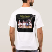 T-shirt Chemise d'équipe de tonnerre de roulement (Dos)