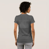 T-shirt Chemise d'équipe ! (La conception solide des (Dos entier)