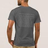 T-shirt Chemise d'équipe ! (La conception solide des (Dos)