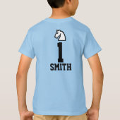 T-shirt Chemise d'équipe personnalisable - Chevalier (Dos)