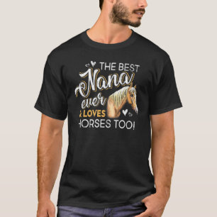 T-shirt Chemise d'équitation La meilleure maman à jamais a