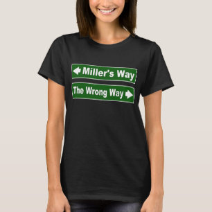 T-shirt Chemise des enseignes de Miller's Way Street
