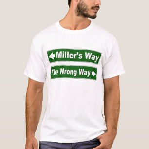 T-shirt Chemise des enseignes de Miller's Way Street