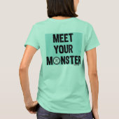 T-shirt Chemise des femmes du Monster rouge (Dos)