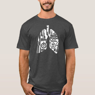 T-shirt Chemise des poumons de Vaper