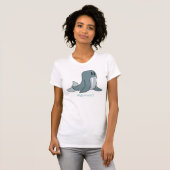 T-shirt Chemise des textes de morse (Devant entier)