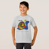 T-shirt Chemise d'escargot (Devant entier)