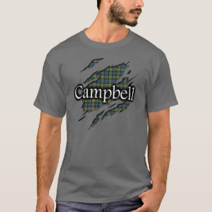 T-shirt Chemise d'esprit de tartan de Campbell