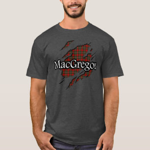T-shirt Chemise d'esprit de tartan de MacGregor de clan
