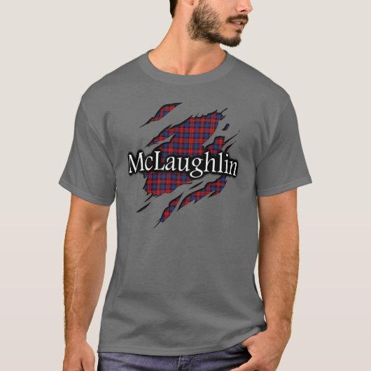 T-shirt Chemise d'esprit de tartan de MacLachlan (Devant)