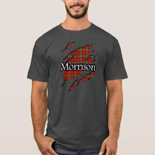 T-shirt Chemise d'esprit de tartan de Morrison de clan