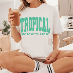 T-shirt Chemise d'été, Tropical Weather Vibes Beacht