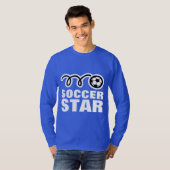 T-shirt Chemise d'étoile du football (Devant entier)