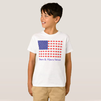 T-shirt Chemise d'étoiles et de vipères d'enfants pour