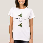T-shirt chemise d'étreinte de Noël (Devant)