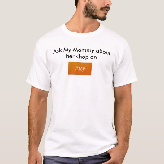 T-shirt Chemise d'Etsy (Devant)