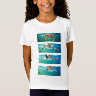 T-Shirt Chemise d'étude de la tortue de mer à tête germina