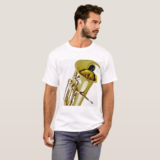 T-shirt Chemise d'euphonium ou de baryton (Devant entier)