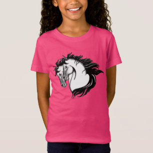 T-Shirt Chemise Deux Têtes de Cheval