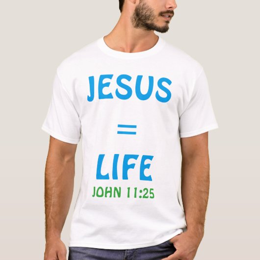 T-shirt Chemise d'évangélisation de vie et mort (Devant)