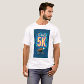 T-shirt Chemise d'événement CMS 5K Run/Walk (Devant entier)