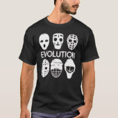 T-shirt Chemise d'évolution de masque de gardien de but (Devant)