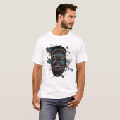 T-shirt Chemise d'Halloween à cris (Devant entier)