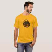 T-shirt Chemise d'Halloween Black Jack O'Lantern (Devant entier)