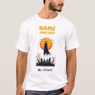 T-shirt Chemise d'Halloween de l'équipage fantôme personna