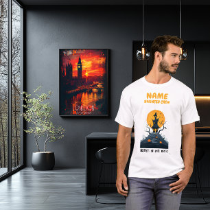 T-shirt Chemise d'Halloween de l'équipage personnalisé