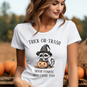 T-shirt Chemise d'Halloween de Raton Laveur Drôle