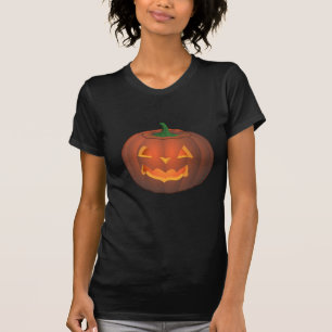 T-shirt Chemise d'Halloween féminine Jack-o-lanterne Chemi
