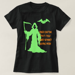 T-shirt Chemise d'Halloween Grim Reaper - Funny Pun Tee