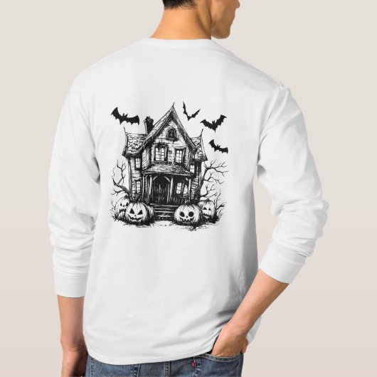 T-shirt Chemise d'Halloween Homologuée Maison Maison Tee B (Dos)