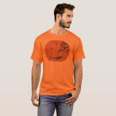T-shirt Chemise d'Halloween Jack O'Lantern Citrouille (Devant entier)