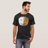 T-shirt Chemise d'Halloween Jack O'Lantern Citrouille (Devant entier)