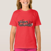 T-shirt Chemise d'Halloween pour enfants (Devant)