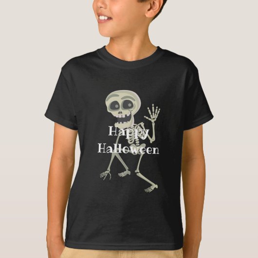 T-shirt Chemise d'Halloween pour enfants (Devant)
