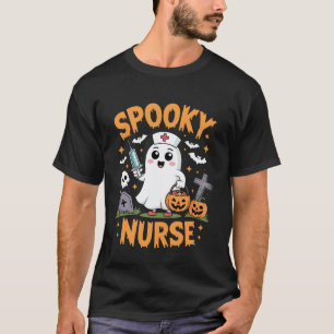 T-shirt Chemise d'Halloween pour infirmière Chemise d'infi