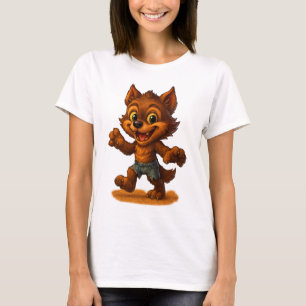 T-shirt Chemise d'Halloween pour loup-garou déplaisant