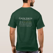 T-shirt Chemise d'histoire de Gaiscioch (Dos)