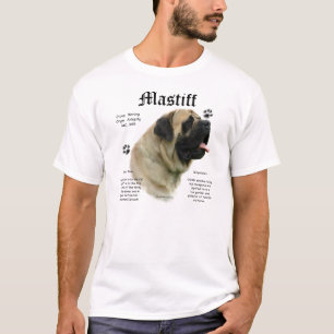 T-shirt Chemise d'histoire de mastiff de faon
