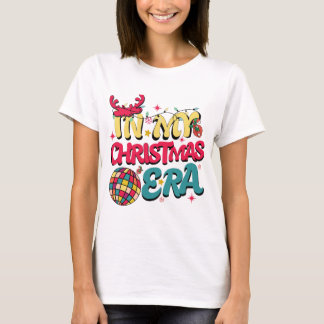 T-shirt Chemise d'hiver Fêtes de Noël Lumières Tee
