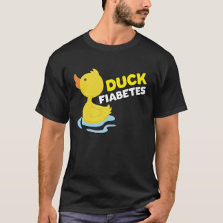 T-shirt Chemise diabétique drôle - Fiabète canard - Diab d