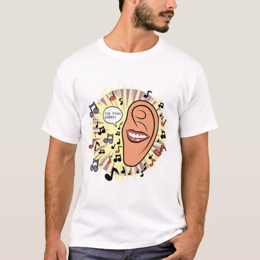 T-shirt Chemise Dig That Sound (Devant)