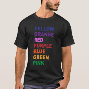 T-shirt Chemise d'illusion optique - Chemise arc-en-ciel