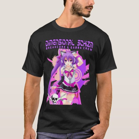 T-shirt Chemise dimensionnelle d'Anime de Schizm des (Devant)