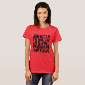 T-SHIRT CHEMISE D'IMMIGRATION (Devant entier)